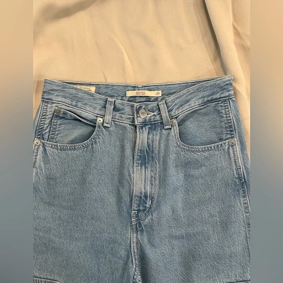 Levi’s High Loose Ample Haut Women’s Blue Jeans - Size 27 - Picture 6 of 14